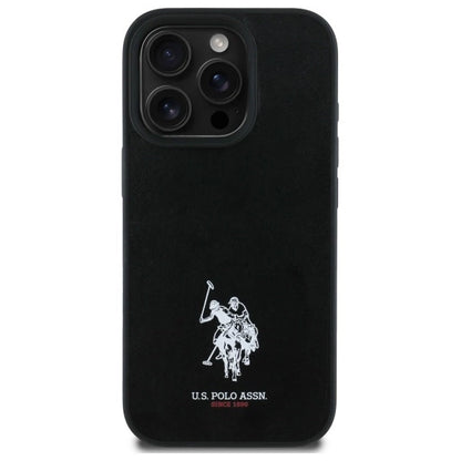 US Polo USHCP15XPGEK iPhone 15 Pro Max 6.7" black/black Leather Embroidered DH Color_2