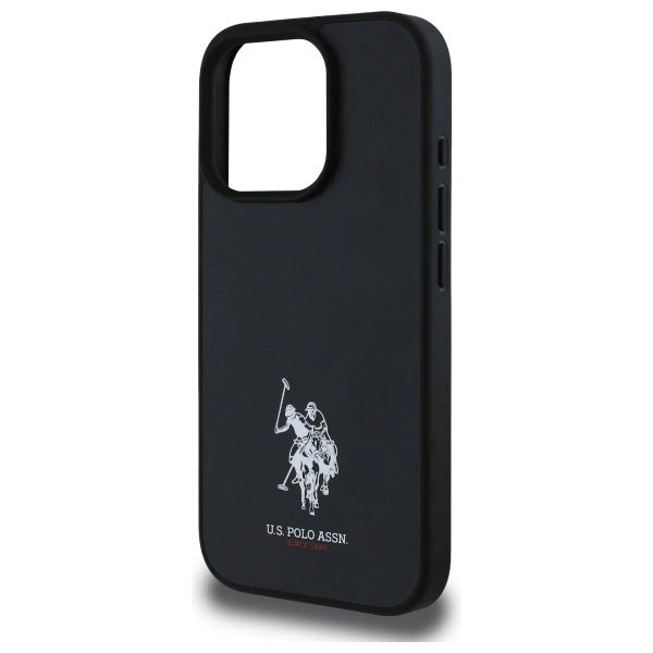 US Polo USHCP15XPGEK iPhone 15 Pro Max 6.7" black/black Leather Embroidered DH Color_5
