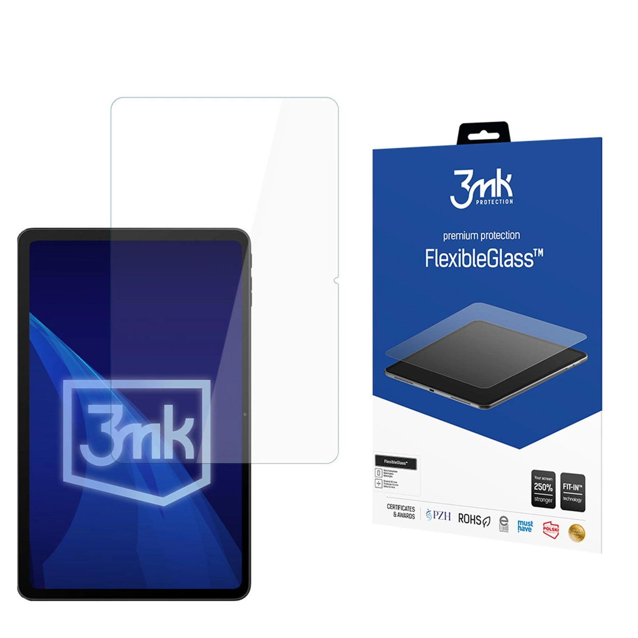 Hybrid glass 3mk FlexibleGlass™ on Blackview Mega 2_0