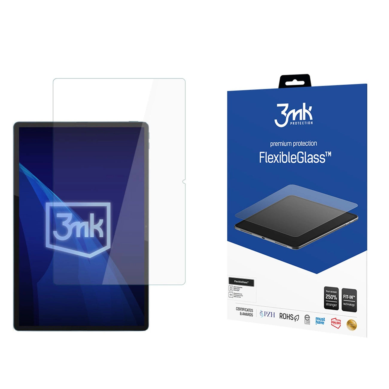 Hybrid glass 3mk FlexibleGlass™ on Lenovo Yoga Tab Plus_0