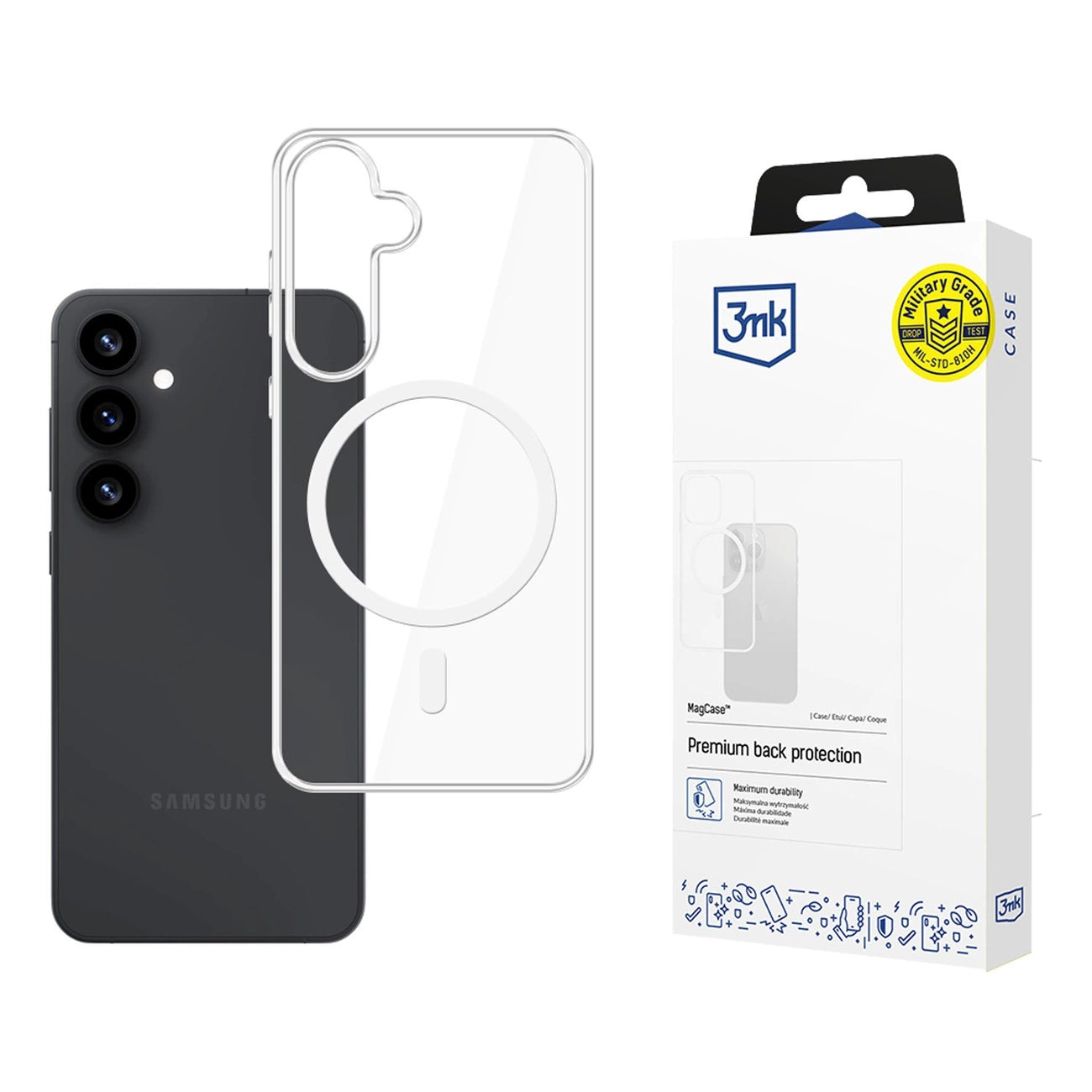 3mk MagCase for Samsung Galaxy S25 - transparent_0