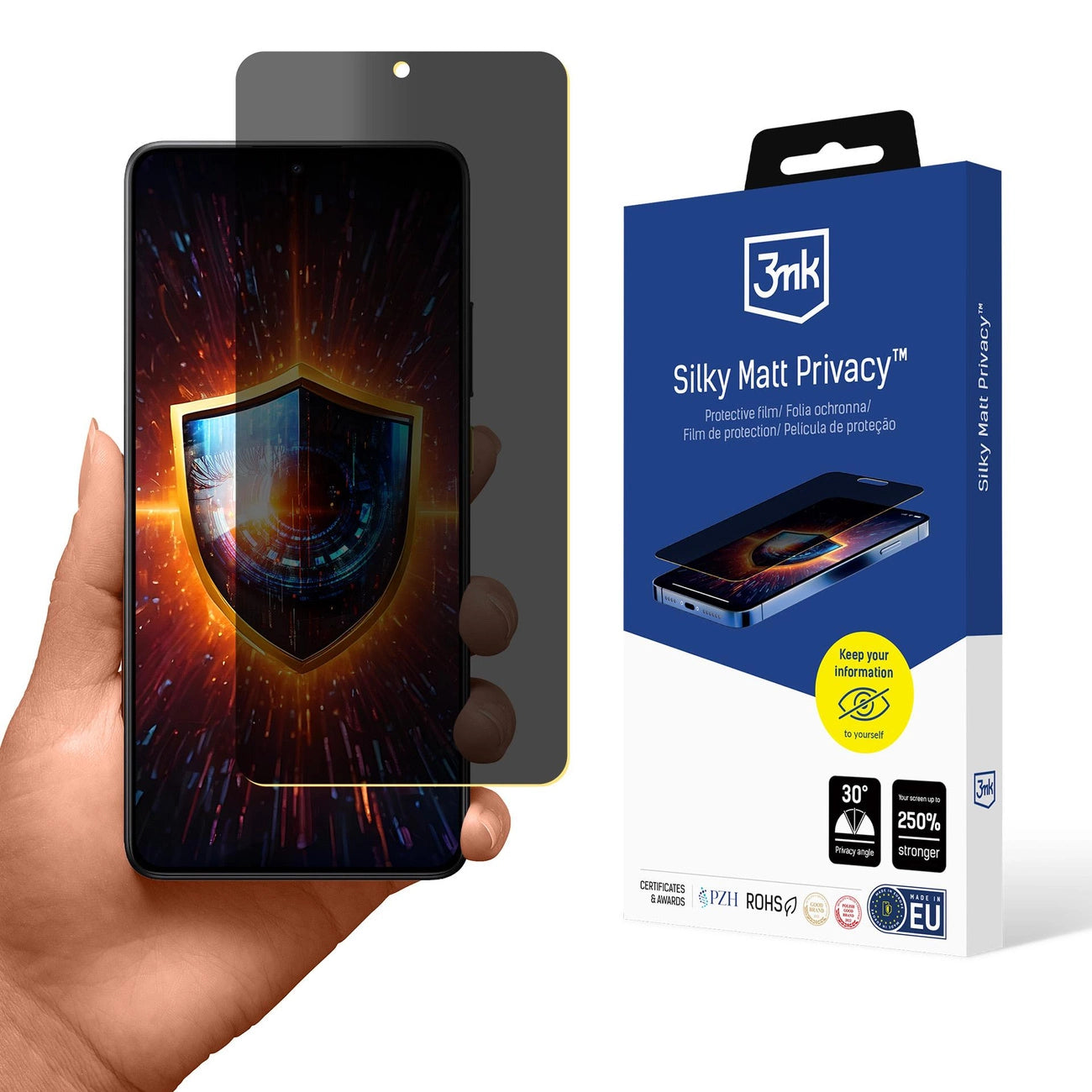 Privacy Film 3mk Silky Matt Privacy for Xiaomi Poco X7 Pro_0