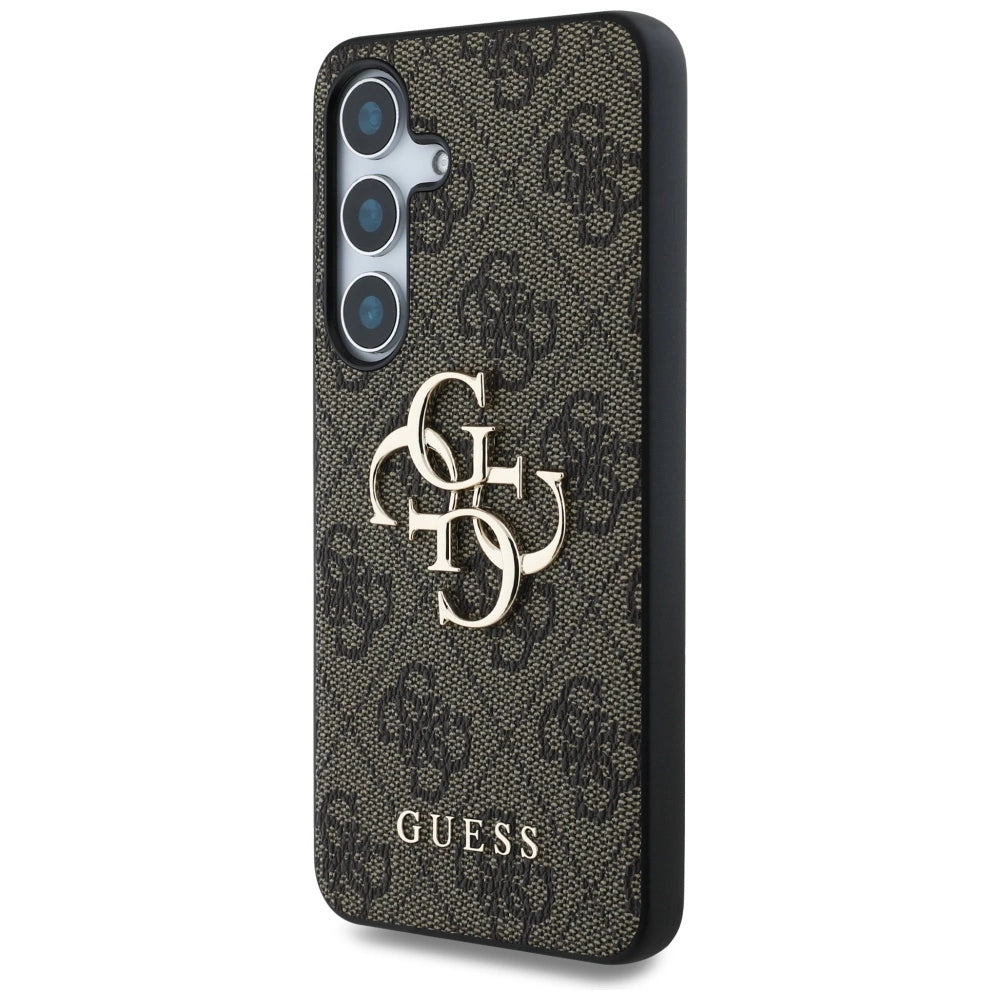 Guess Big 4G Logo Classic Logo Case for Samsung Galaxy S25 Brown_1