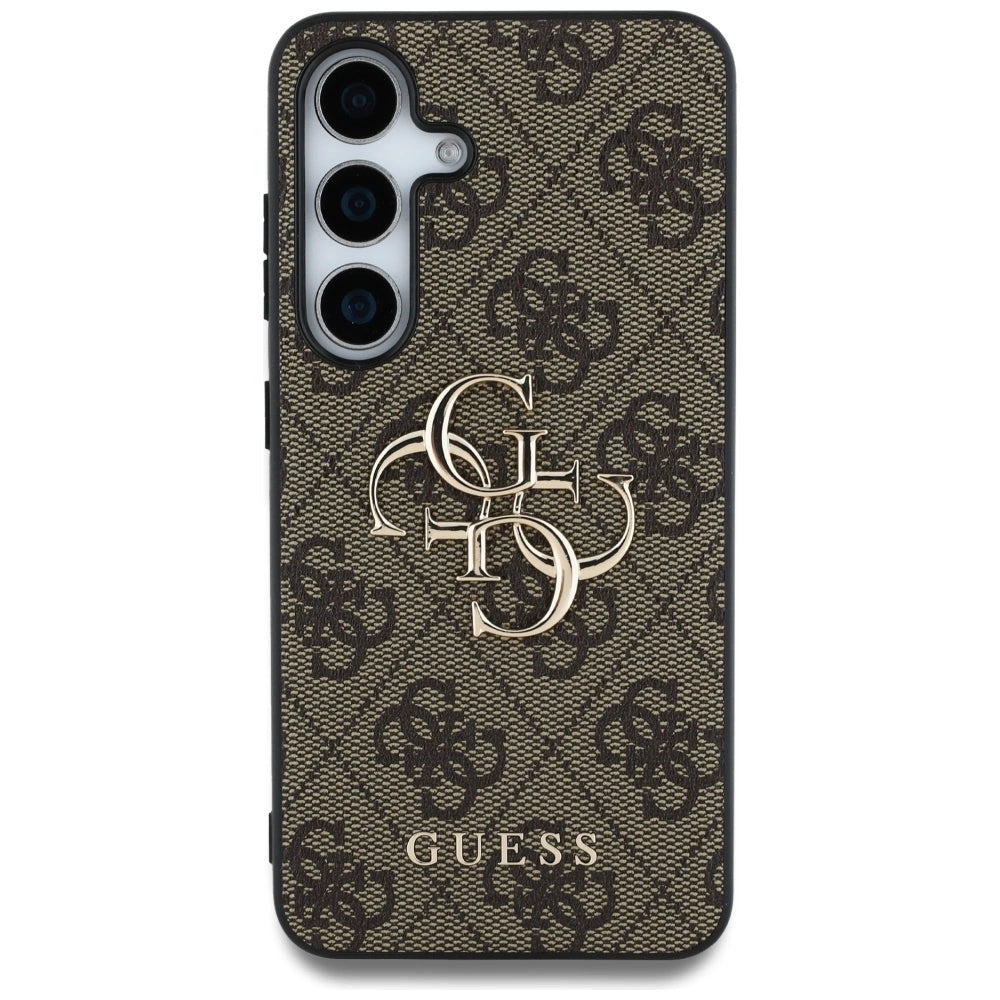 Guess Big 4G Logo Classic Logo Case for Samsung Galaxy S25 Brown_2