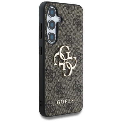 Guess Big 4G Logo Classic Logo Case for Samsung Galaxy S25 Brown_3