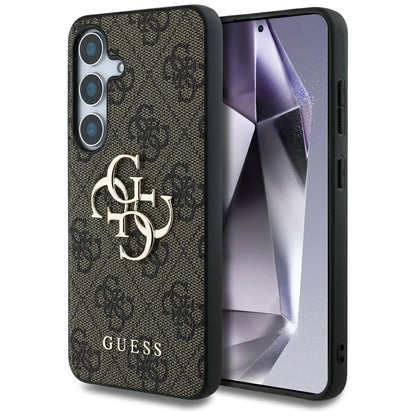 Guess Big 4G Logo Classic Logo Case for Samsung Galaxy S25 Plus Brown_0
