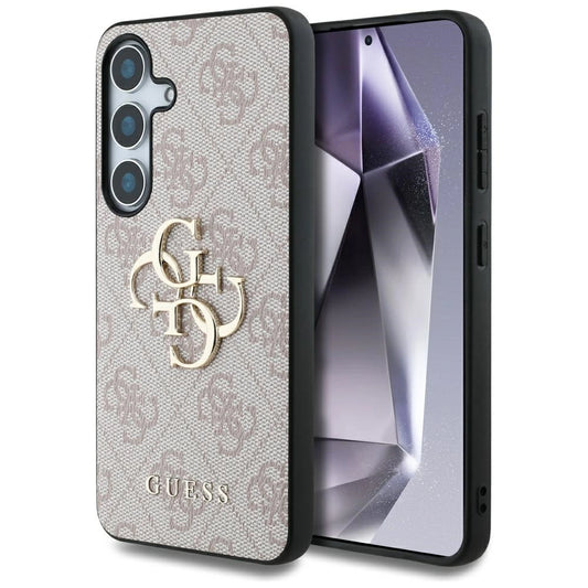Guess Big 4G Logo Classic Logo Case for Samsung Galaxy S25 Pink_0