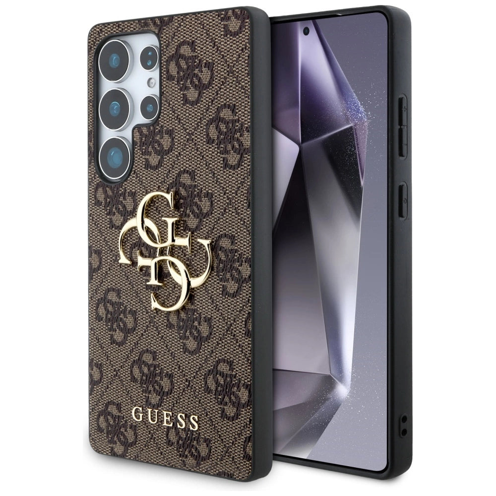 Guess Big 4G Logo Classic Logo Case for Samsung Galaxy S25 Ultra Brown_0