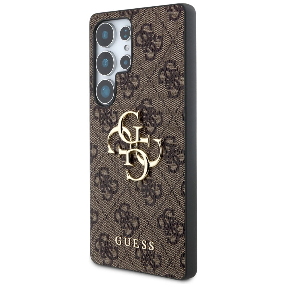 Guess Big 4G Logo Classic Logo Case for Samsung Galaxy S25 Ultra Brown_1