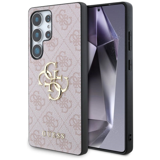 Guess Big 4G Logo Classic Logo Case for Samsung Galaxy S25 Ultra Pink_0