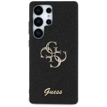 Guess Fixed Glitter Big 4G Metal Logo case for Samsung Galaxy S25 Ultra black_2