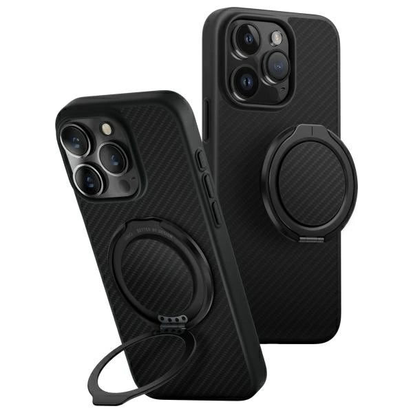 Uniq Keva Air iPhone 16 Pro 6.3" Magclick Charging Case Black/Carbon Black_0