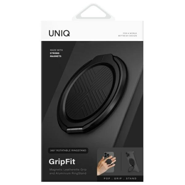 Uniq Gripfit 360 Magnetic Mount&amp;Kickstand Magnetic Holder black/midnight black_1