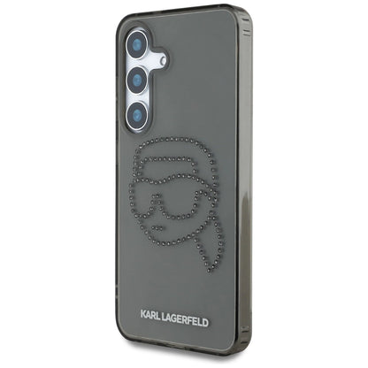 Case Karl Lagerfeld Rhinestones Karl Head Logo Samsung Galaxy S25 black_1