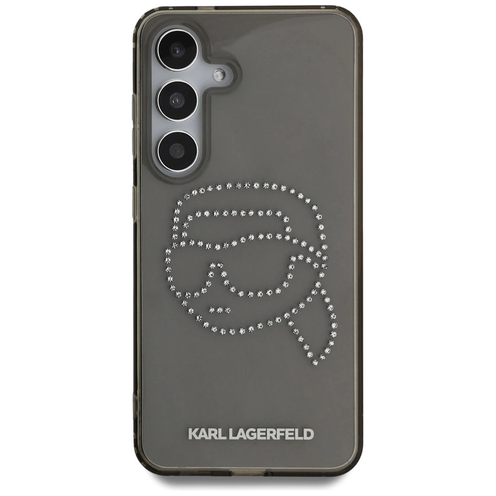 Case Karl Lagerfeld Rhinestones Karl Head Logo Samsung Galaxy S25 black_2