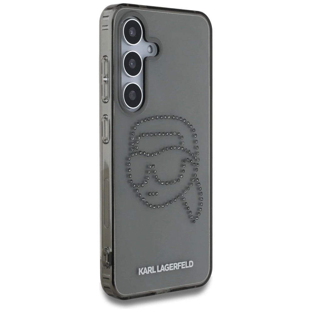 Case Karl Lagerfeld Rhinestones Karl Head Logo Samsung Galaxy S25 black_3
