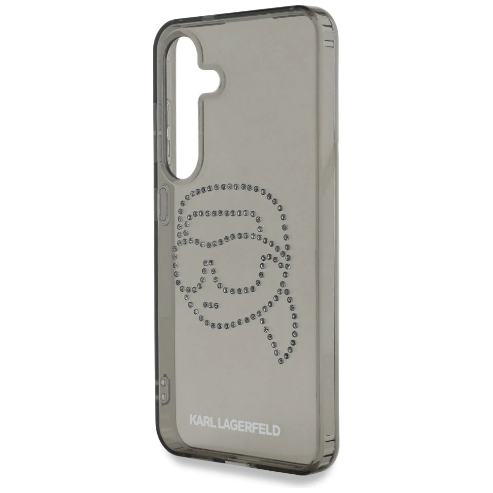Case Karl Lagerfeld Rhinestones Karl Head Logo Samsung Galaxy S25 black_5