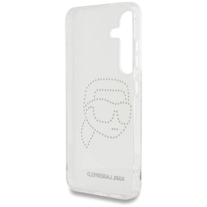 Case Karl Lagerfeld Rhinestones Karl Head Logo Samsung Galaxy S25 transparent_6