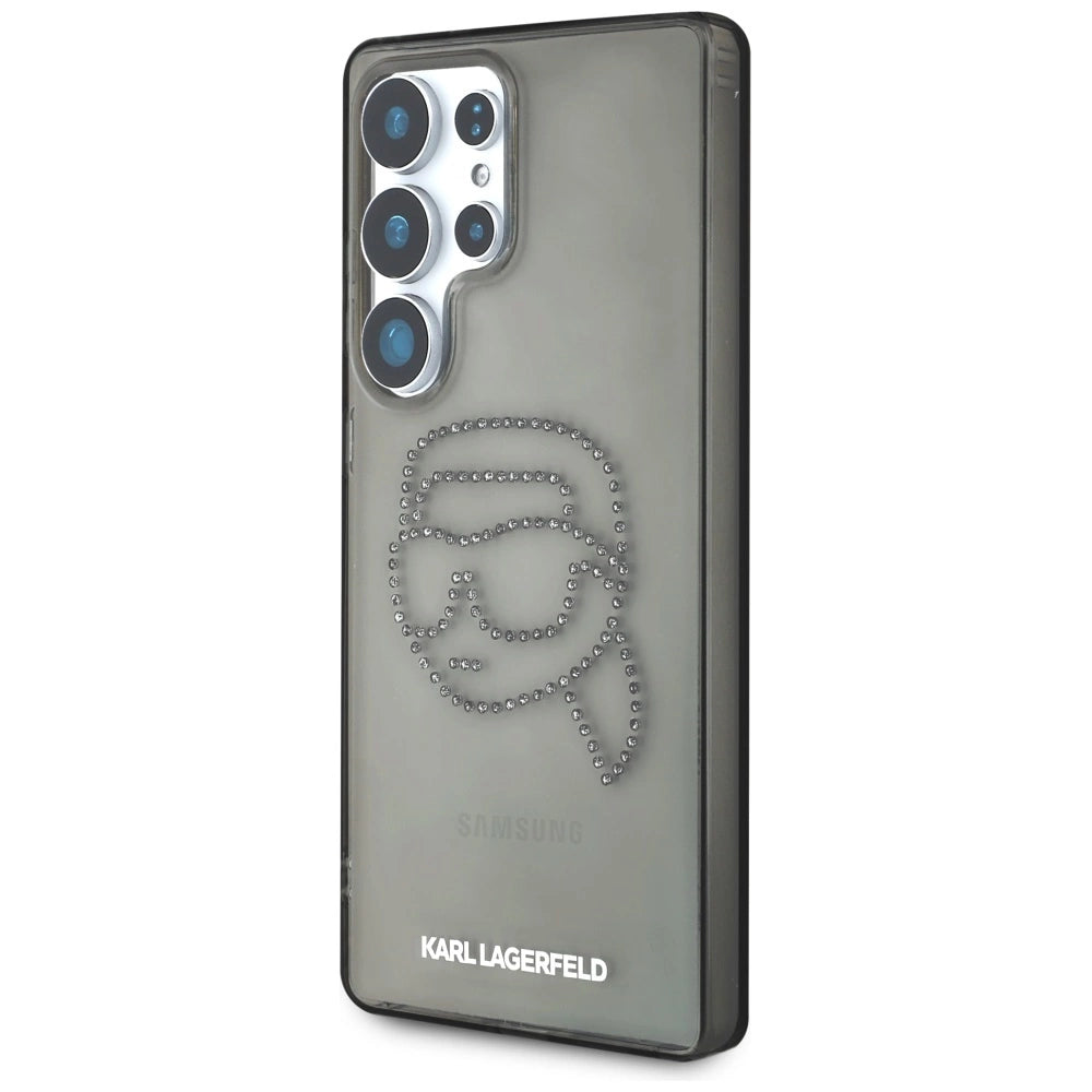 Case Karl Lagerfeld Rhinestones Karl Head Logo Samsung Galaxy S25 Ultra black_1