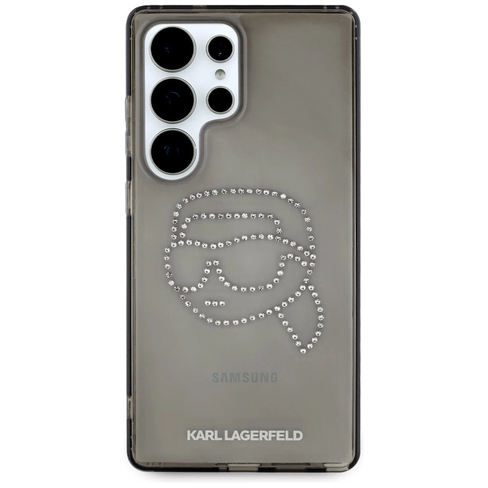 Case Karl Lagerfeld Rhinestones Karl Head Logo Samsung Galaxy S25 Ultra black_2