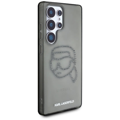 Case Karl Lagerfeld Rhinestones Karl Head Logo Samsung Galaxy S25 Ultra black_3