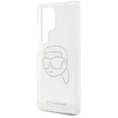Case Karl Lagerfeld Rhinestones Karl Head Logo Samsung Galaxy S25 Ultra transparent_5