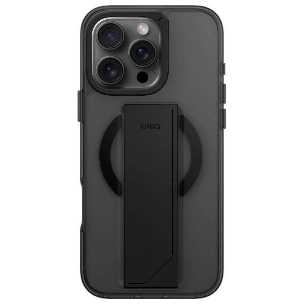 Uniq Heldro Max iPhone 16 Pro 6.3" Magclick Charging Case Black/Vapour Smoke_1