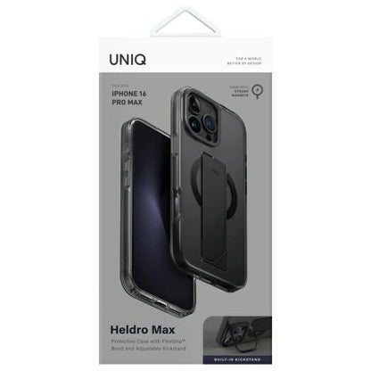 Uniq Heldro Max iPhone 16 Pro Max 6.9" Magclick Charging case black/vapour smoke_3