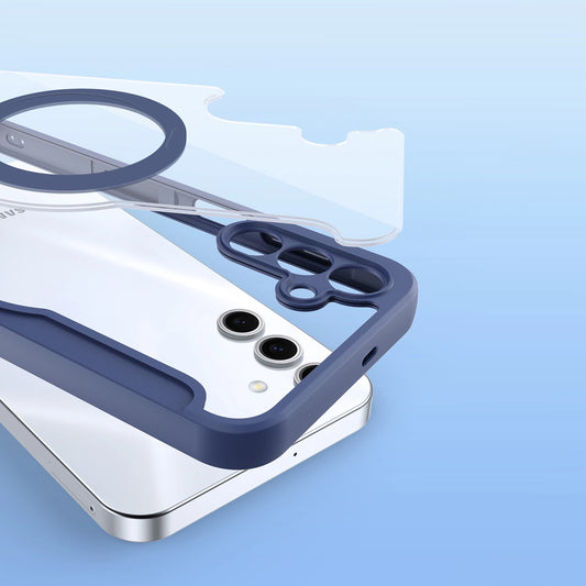 Dux Ducis Skin X Pro case for Samsung Galaxy S25+ with MagSafe and wallet - blue_0