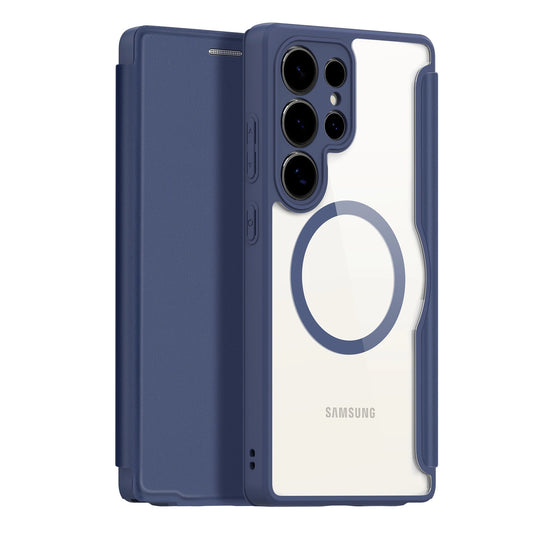 Dux Ducis Skin X Pro case for Samsung Galaxy S25 Ultra with MagSafe and wallet - blue_0