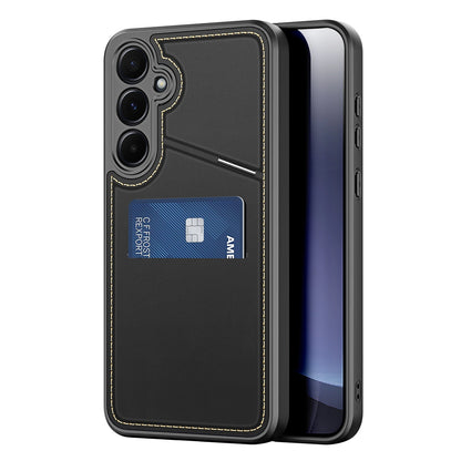 Dux Ducis Rafi II Case for Samsung Galaxy S25 with Stand and Wallet - Black_12