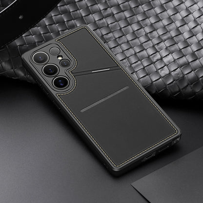 Dux Ducis Rafi II Case for Samsung Galaxy S25 Ultra with Stand and Wallet - Black_12