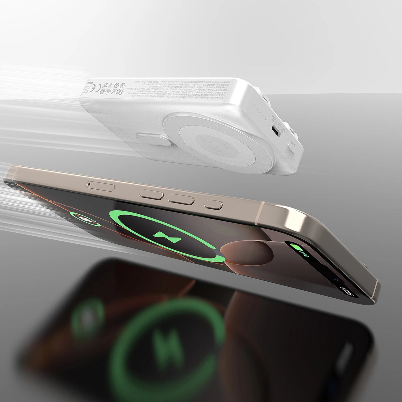 Dudao K29 10000mAh PD 20W MagSafe Powerbank with Metal Case, Stand and Built-in USB-C/ Lightning Cables - Silver_2