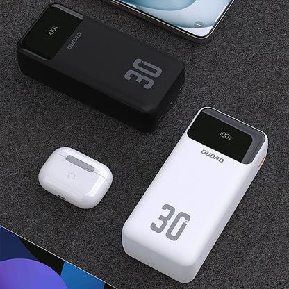 Dudao K15MAX 30000mAh PD 22.5W Powerbank with Built-in Cables - Black_5
