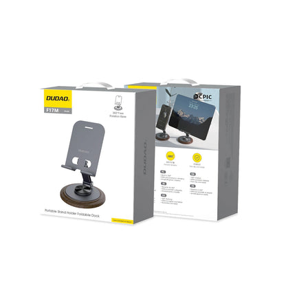 Dudao F17M 360° metal phone stand - gray_1