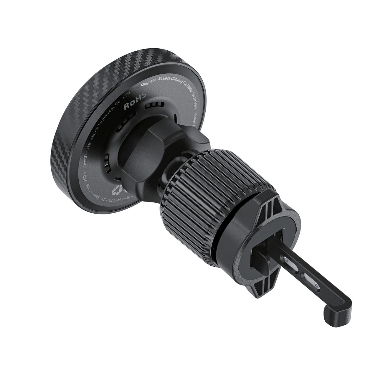 Acefast D33 Car Holder with Qi2 15W Magnetic Charger for Air Vent - Black_1