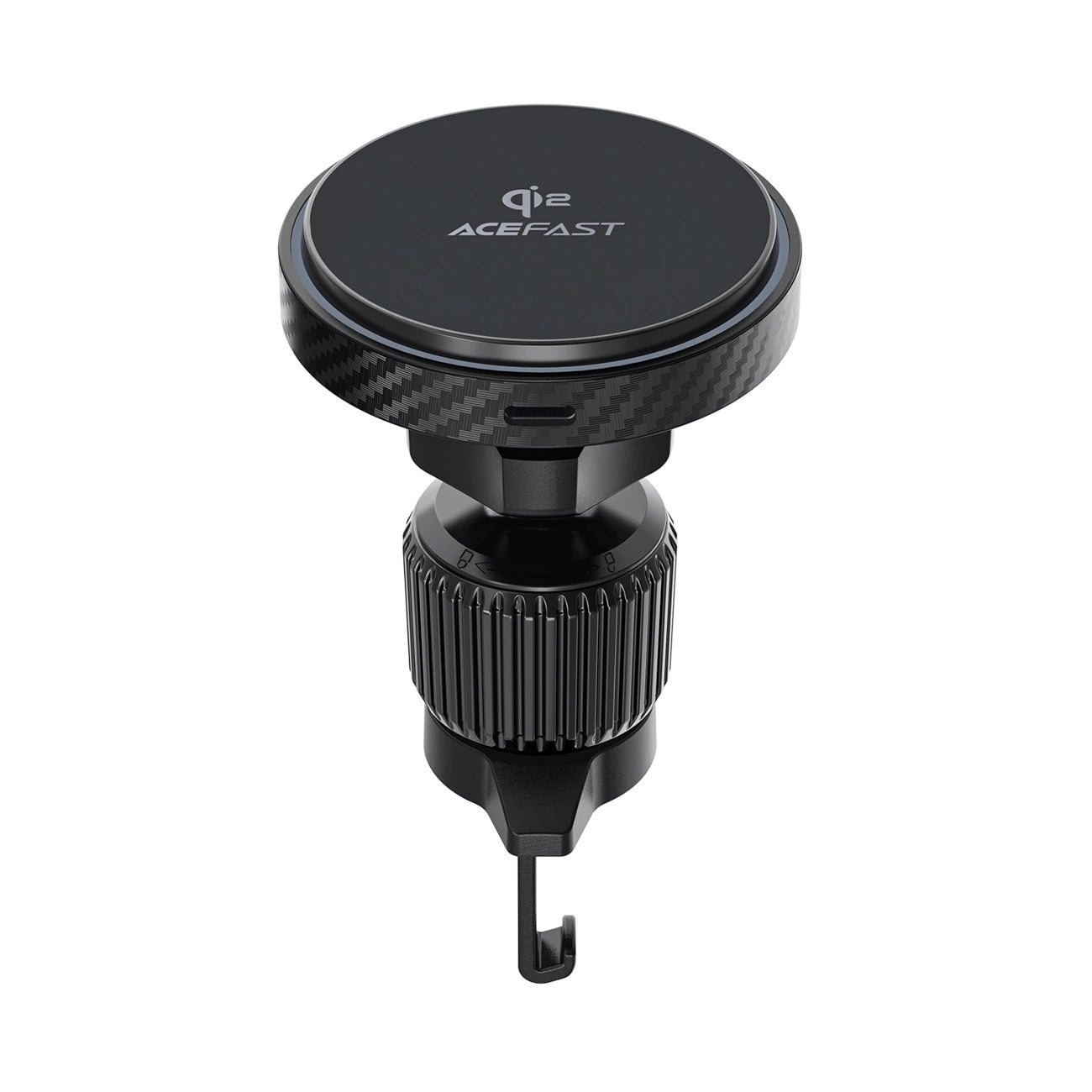 Acefast D33 Car Holder with Qi2 15W Magnetic Charger for Air Vent - Black_2