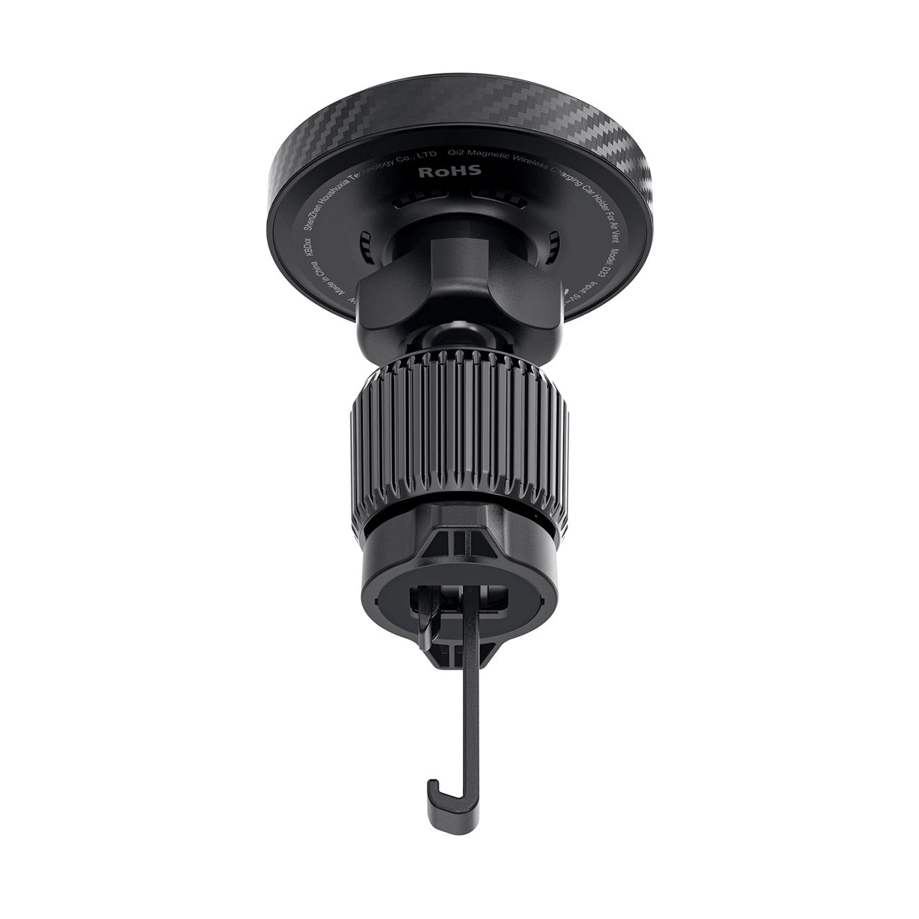 Acefast D33 Car Holder with Qi2 15W Magnetic Charger for Air Vent - Black_3