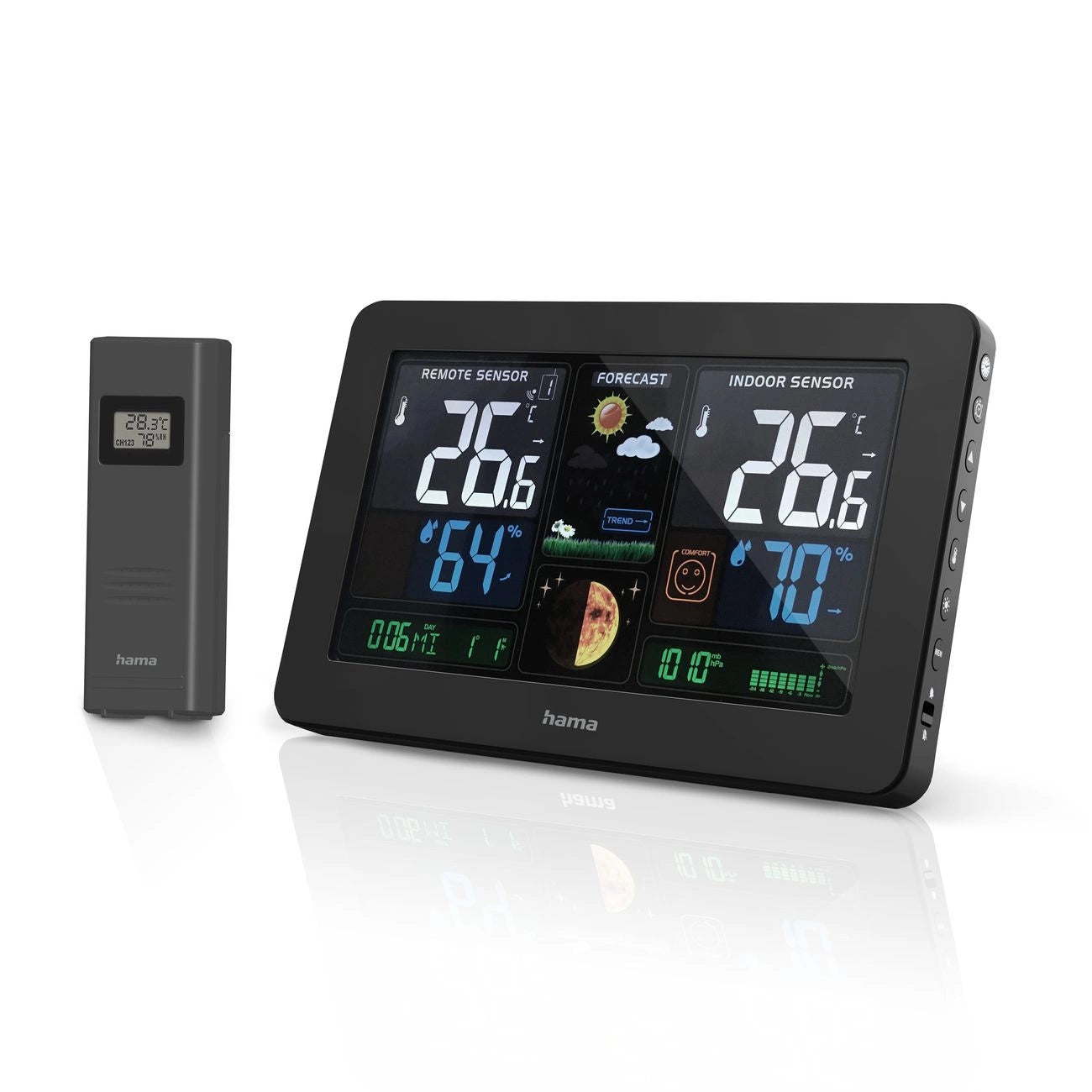 Hama Premium Weather Station with USB - Black_4
