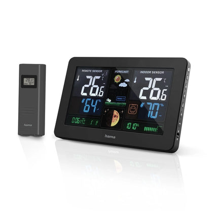 Hama Premium Weather Station with USB - Black_0