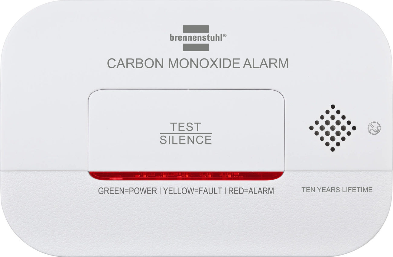 Brennenstuhl CM A 3030 carbon monoxide and gas sensor with alarm signal and LED display - white_4