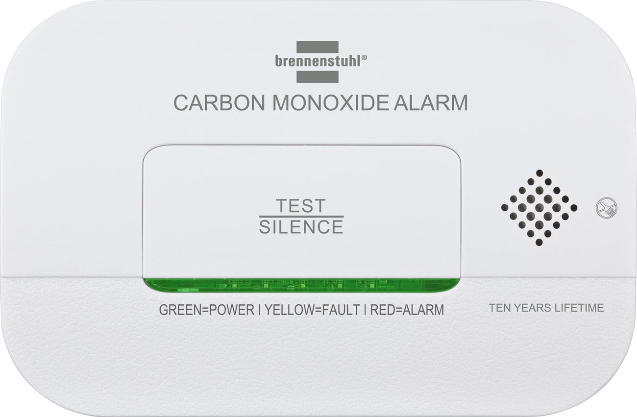 Brennenstuhl CM A 3030 carbon monoxide and gas sensor with alarm signal and LED display - white_2