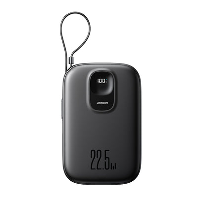 Joyroom JR-PBF17 22.5W 10000mAh Powerbank with Built-in USB-C Cable + 0.25cm USB-C Cable - Black_1