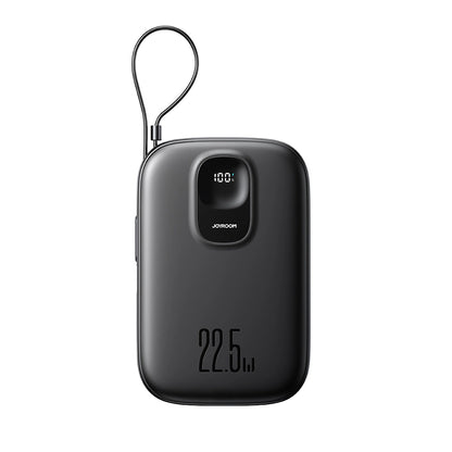 Joyroom JR-PBF18 22.5W 10000mAh Powerbank with Built-in Lightning Cable + USB-C Cable 0.25 cm - Black_1
