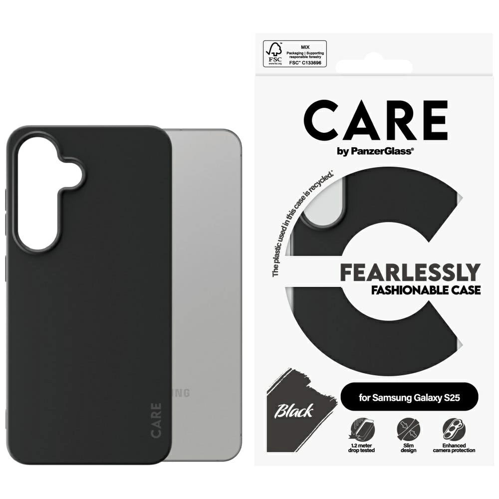 CARE by PanzerGlass Fashion Case for Samsung Galaxy S25 - Black_0
