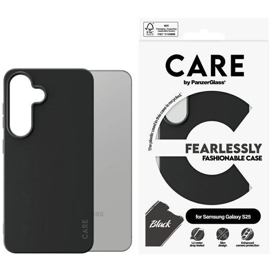 CARE by PanzerGlass Fashion Case for Samsung Galaxy S25 - Black_0