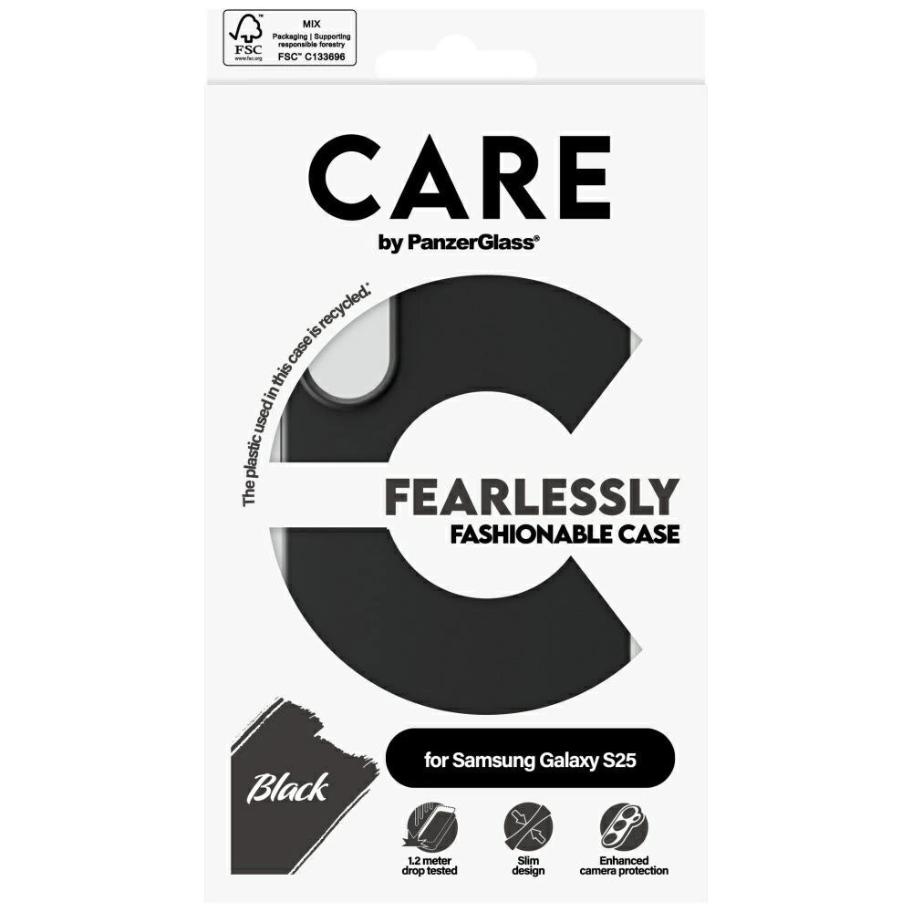 CARE by PanzerGlass Fashion Case for Samsung Galaxy S25 - Black_3