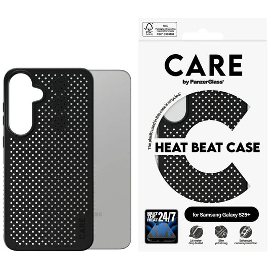 CARE by PanzerGlass Feature Heat Beat Case for Samsung Galaxy S25+ - Black_0