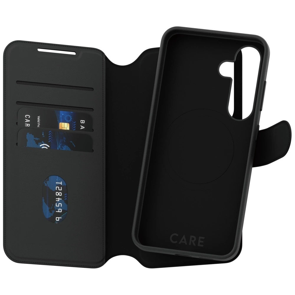 CARE by PanzerGlass Feature Tango 2in1 Wallet Case for Samsung Galaxy S25 - Black_3