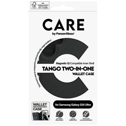 CARE by PanzerGlass Feature Tango 2in1 Wallet Case for Samsung Galaxy S25 Ultra - Black_4